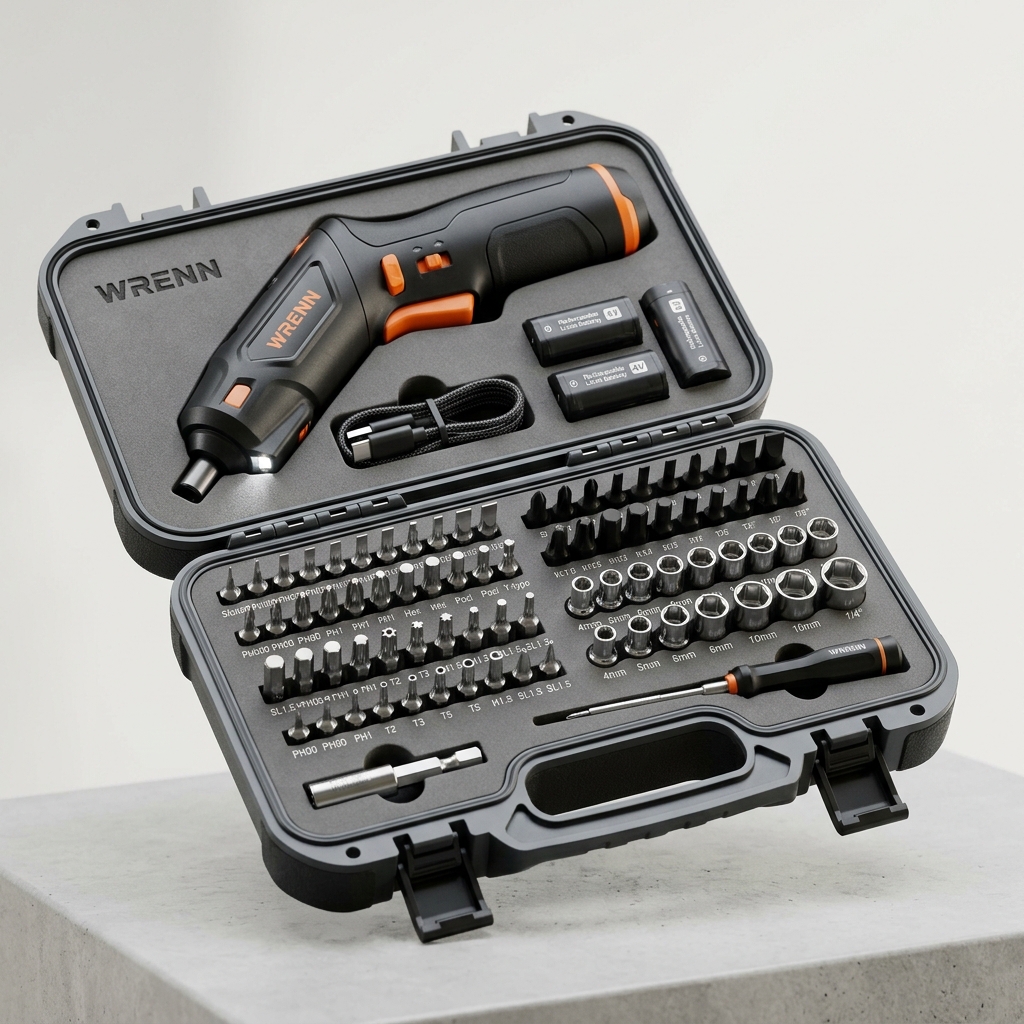 Cordless Electric Screwdriver Kit